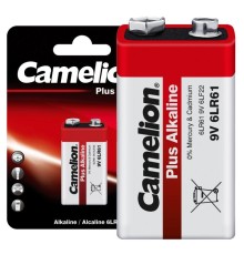 Элемент питания алкалиновый "крона" 6LR61 6LR61-BP1 (блист.1шт) Camelion 1655