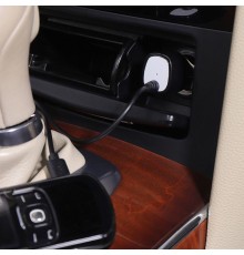 Автозарядка в прикуриватель microUSB (АЗУ) (5В 1000мА) шнур спираль 1.2м черн. Rexant 16-0250