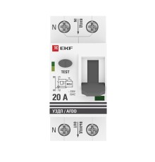 Устройство защиты от дугового пробоя (УЗДП) 1P+N 20А PROxima EKF afdd-2-20-pro