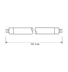 Лампа люминесцентная FT8-10W/54 10Вт T8 6500К G13 Camelion 3006