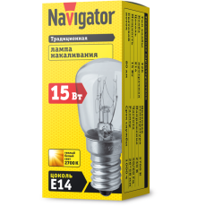 Лампа накаливания 61 203 NI-T26-15-230-E14-CL Navigator 61203