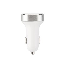 Автозарядка в прикуриватель АЗУ USB-A+USB-C 3.1А бел. Rexant 18-2227
